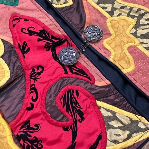 Vintage 1980s Judith Roberto patchwork Jacket - Picture 2 of 8